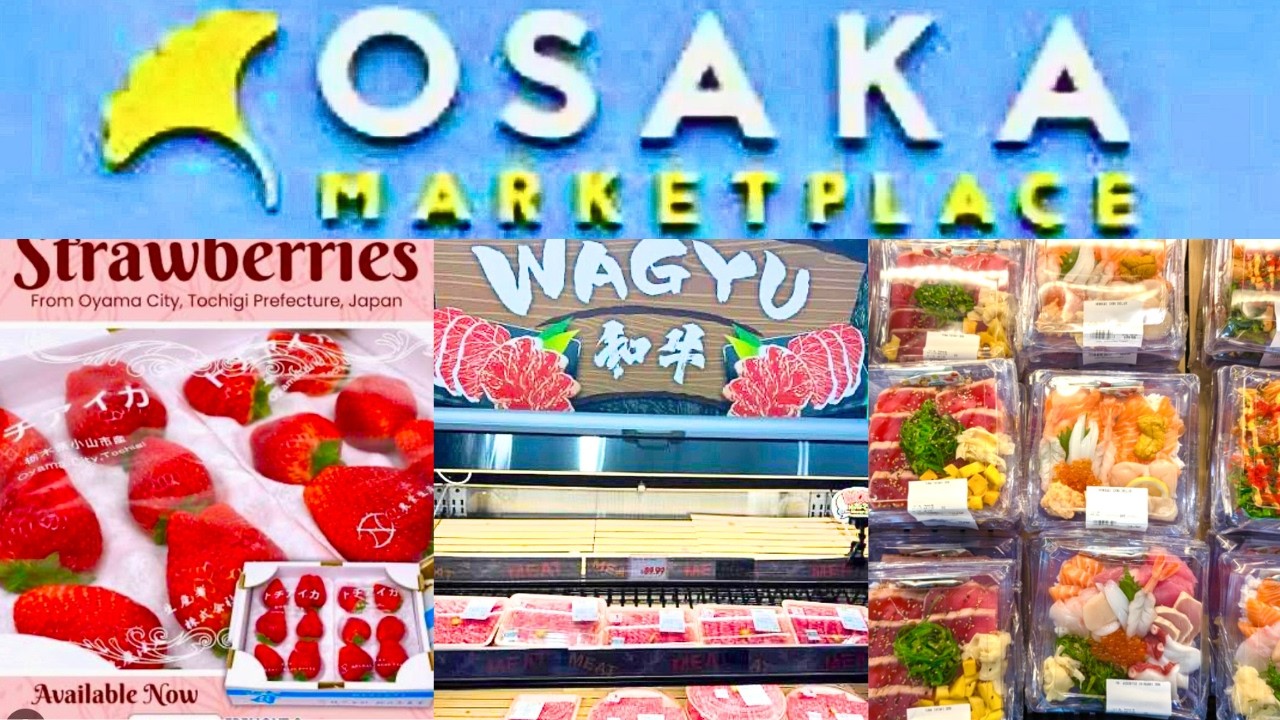 Come Explore Osaka Japanese Supermarket / Fremont CA - YouTube