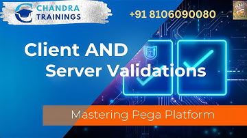 Client & Server Validations in #pega ||New Batch-DEC 15, 2025 ||Call +91 8106090080,Check Desc #pega