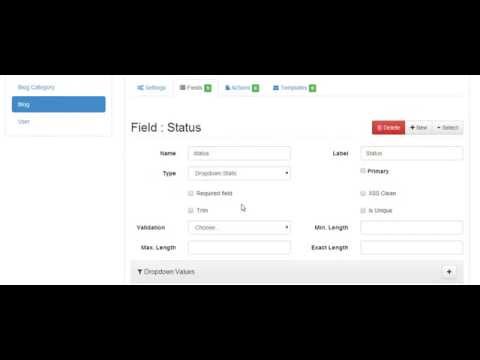Generating CodeIgniter data grid using PCG