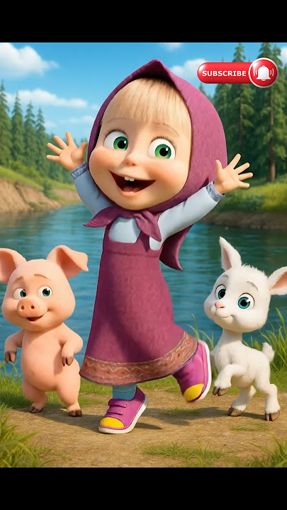 Masha dances #masha #pig #sheep #short