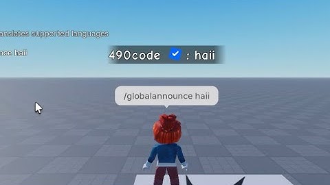 Admin Global Announce Like Jandel [FREE] Roblox Studio