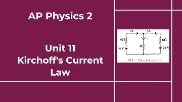 AP Physics 2 - Unit 11 - Lesson 4 - Kirchoff