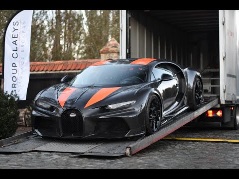 Bugatti Chiron SS 300+ cold start!!