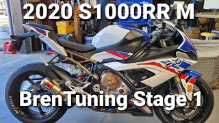 2020 BMW S1000RR M w/ Bren Tuning Stage 1 Flash on the Dyno