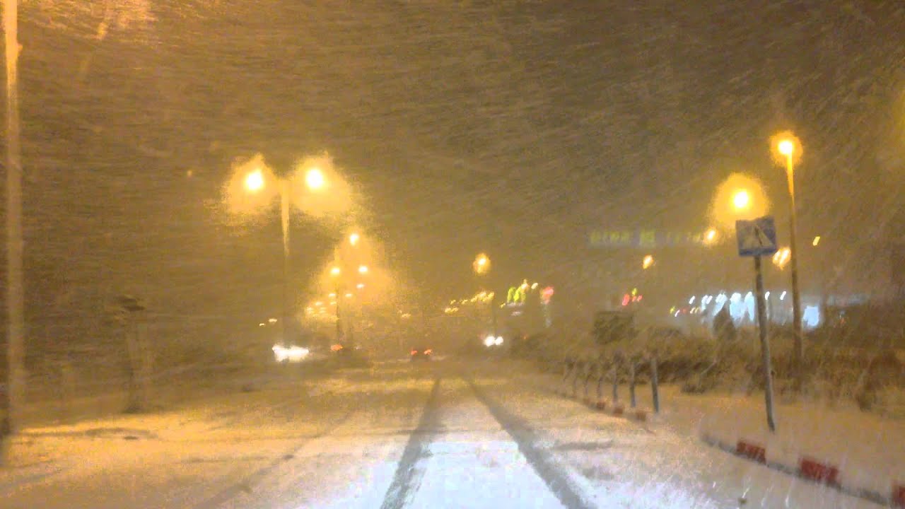 Snow on the way home , Nazareth - YouTube