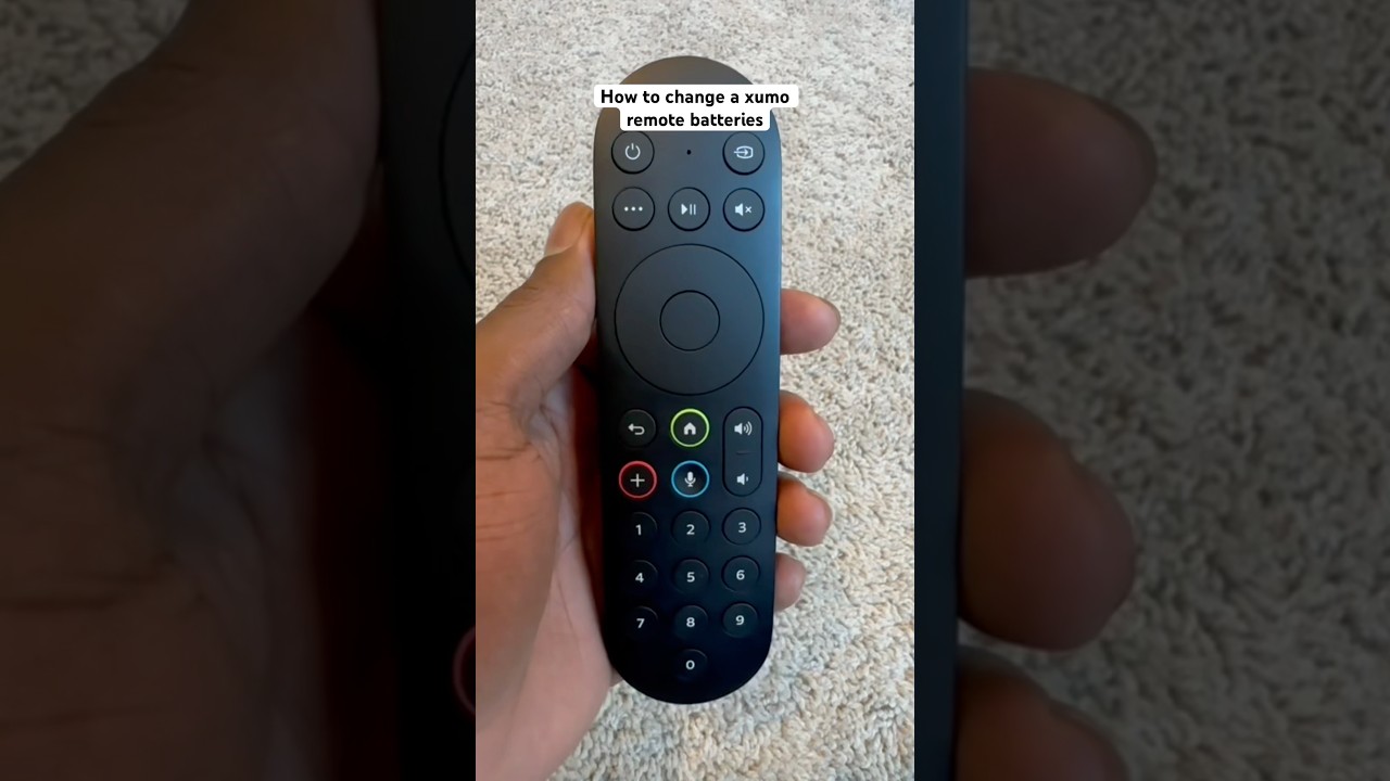 Как заменить батарейки в пульте Xumo 