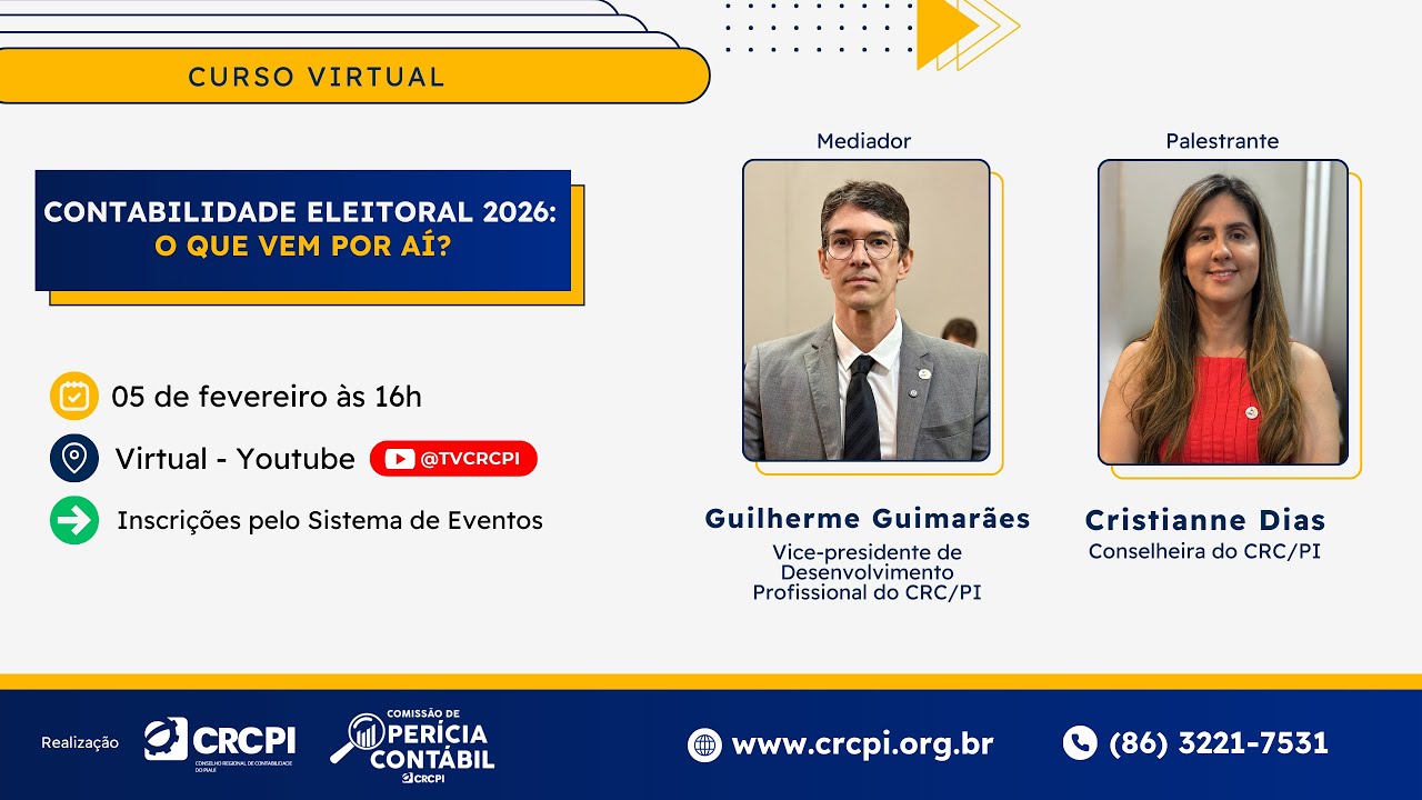 Contabilidade Eleitoral 2026: o que vem por aí?CRC Piaui