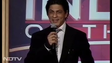 Rahul Gandhi asking question from SRK, at NDTV conclave