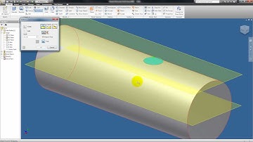 Autodesk Inventor Tutorial 9.5: Emboss and Engrave on curved surfaces (Normalized Audio)