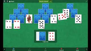 Star Club\Solitaire World Tour\TriPeaks - #17: Hard - Clear 2 boards in 2 deals