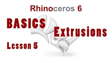 05 Rhino Basics: Extrusions, Making Cubes