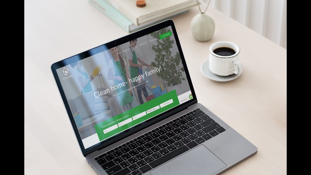 CLEANING BUSINESS Website template
