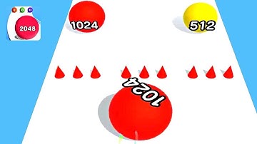 Ball Run 2048 Real Merge ! All Levels Gameplay (68-78) android,ios