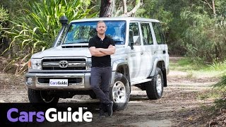 Toyota LC76 LandCruiser GXL 70 Series wagon 2017 review | road test video
