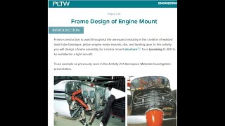 Frame Analysis Tutorial PLTW 2.1.4 Profile