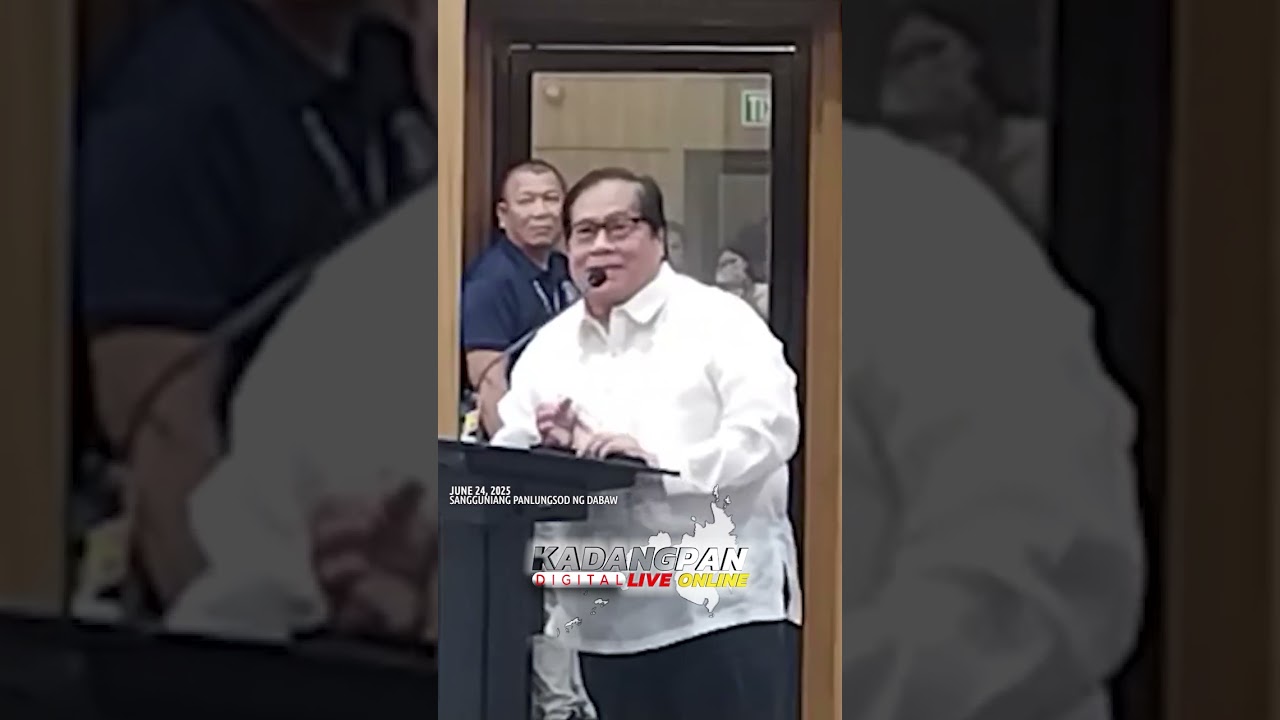 WATCH | Farewell message of outgoing 3rd District Davao City Councilor Conrado 'Conde' Baluran