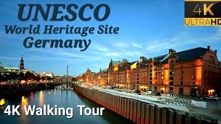 World’s Largest warehouse in Germany 🇩🇪Speicherstadt | 4K Walking Tour.