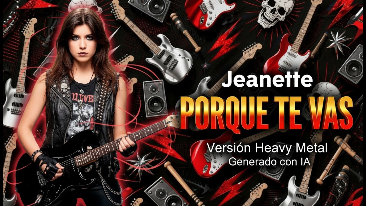 Jeanette – Porque Te Vas | Cover IA Heavy Metal emocional para escuchar a todo volumen