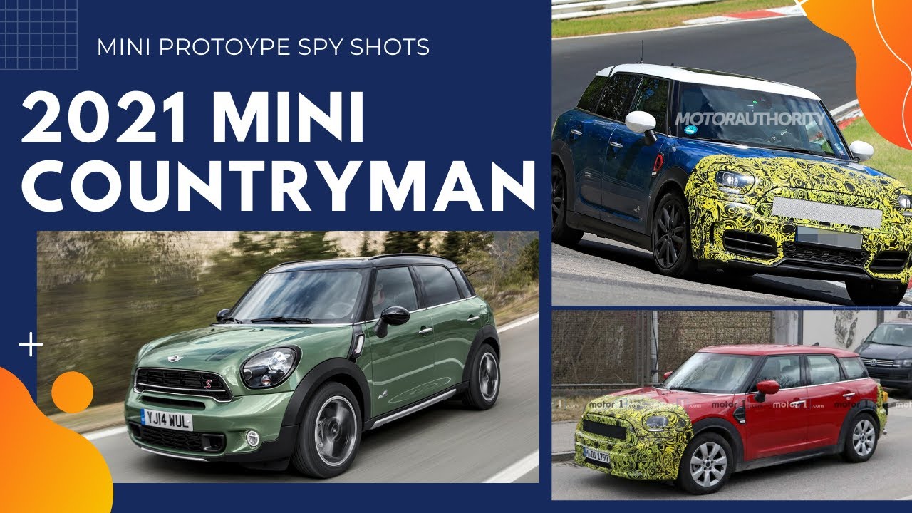 2021 mini countryman  facelift spy shot  youtube