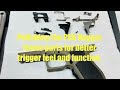 PSA Dagger Compact FDE 9mm pistol - Polishing for perfection to get better trigger pull & feel.