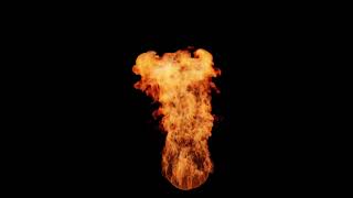 Fire Test Blender 3.6 Cycles Simulation