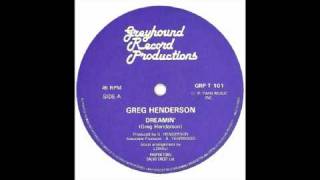 Greg Henderson - Dreamin' [12" Promo Mix] chords