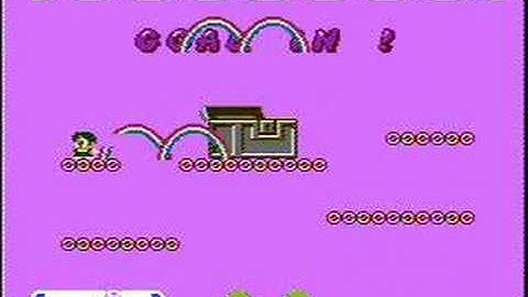 Rainbow Islands: The Story Of Bubble Bobble 2 (Taito, 1991) - NES Gameplay