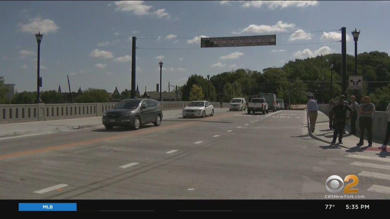 Spruce Street Bridge in Paterson, New Jersey, reopens after upgrades
