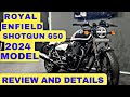 ROYAL ENFIELD SHOTGUN 650 WHITE AND GREY COLOUR || 2024 MODEL || REVIEW AND DETAILS BY WARRIOR