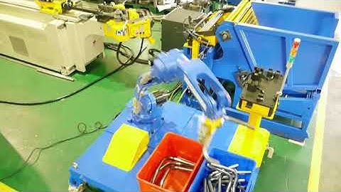 38TDRES pipe bending machine with robot cell