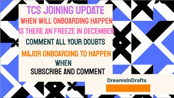 📢 TCS Joining News | ⚡ Dec Freeze Rumors | 🎯 Big Onboarding Wave Ahead | Share Your Questions Now!