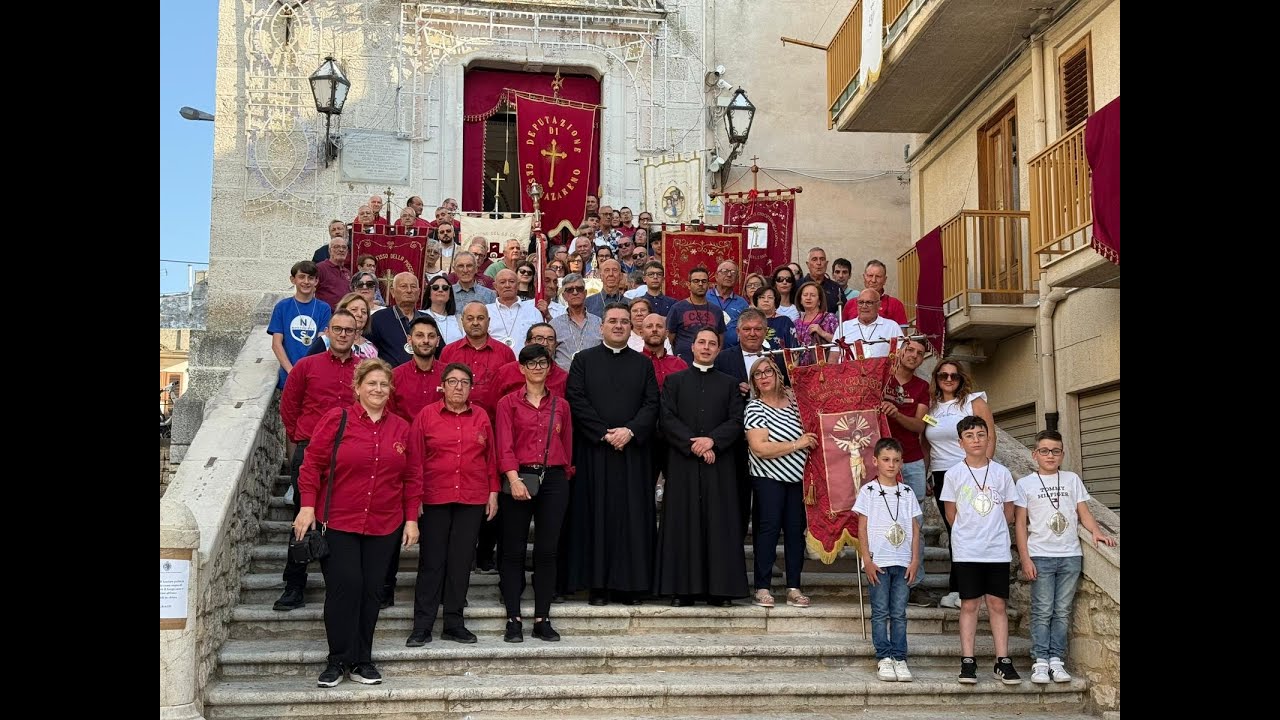 Diretta Accoglienza Confraternite Comitati Crocifissi, presenta Gesù Nazareno Irene Catarella 2025