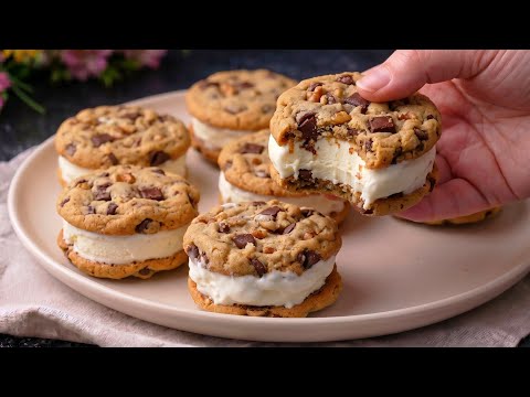 The Best Summer Dessert I've Ever Eaten! Easy Homemade Ice Cream Sandwiches