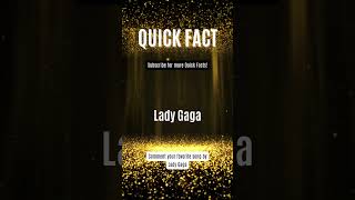 Quick Fact #96 - Lady Gaga #quickfacts #bserocks #ladygaga @LadyGaga @EdSheeran