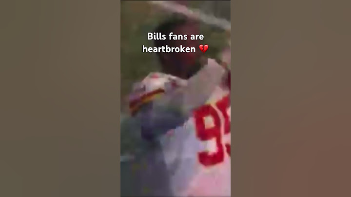 Bills fans are heartbroken 💔