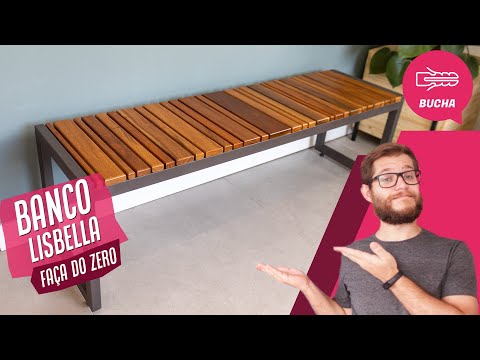 Vídeo: Bancos De Jardim DIY + Vídeo