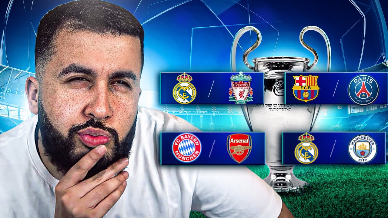 THE CHAMPIONS LEAGUE DRAW IS INSANE.. (REACTION)