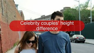 Celebrity couples' height difference