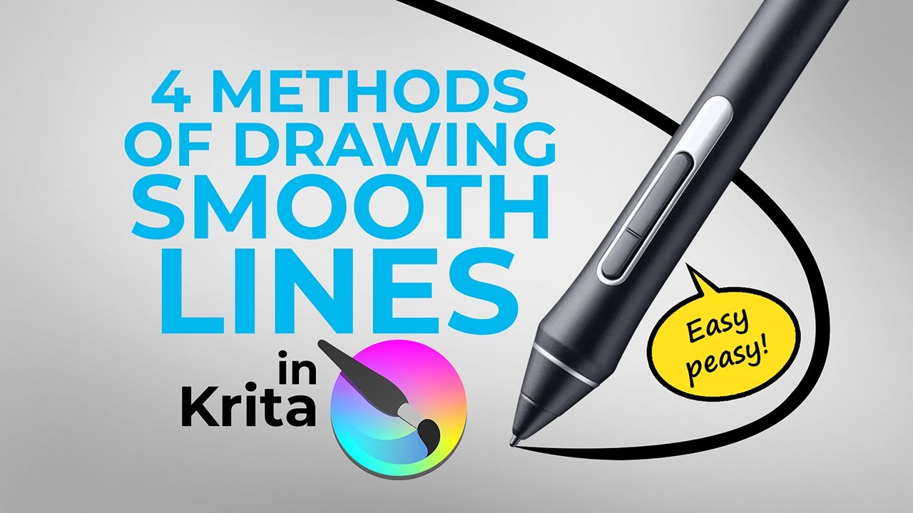 Krita's Fill tool: fill outlines and selections 