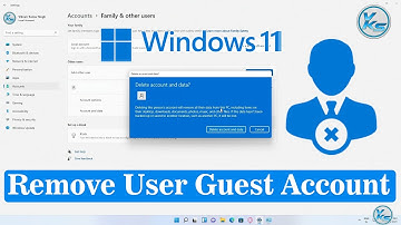 ✅ How To Remove User Guest Account in Windows 11