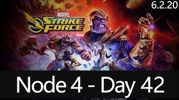 Dark Dimension 3 - Dread the Darkness - First Run - Node 4 - Day 42 - MARVEL STRIKE FORCE - 6.2.20
