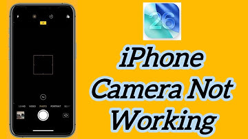 Fix iPhone Camera Not Working on iOS 26!  iPhone Camera Black Screen / Not Working on iOS 26 Solved