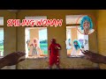 Pro Spider-Man Battles The ILLUSION Smiling Woman in Abandoned High School ( Horror Parkour POV )