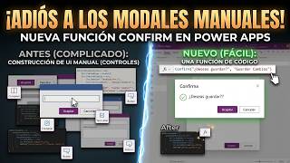 🚀 Función Confirm en Power Apps | Validaciones Complejas y Uso Avanzado