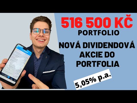Moje dividendové portfolio pro pasivní příjem | Nová akcie do portfolia