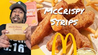 Mcdonalds Mccrispy Strips Food Review Atlanta, Ga - You Film Me Tv