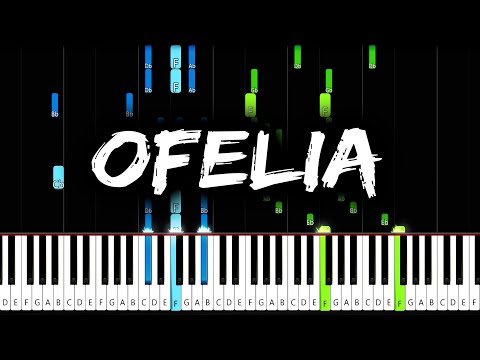 Juan Arenosa - Ofelia - Piano Tutorials