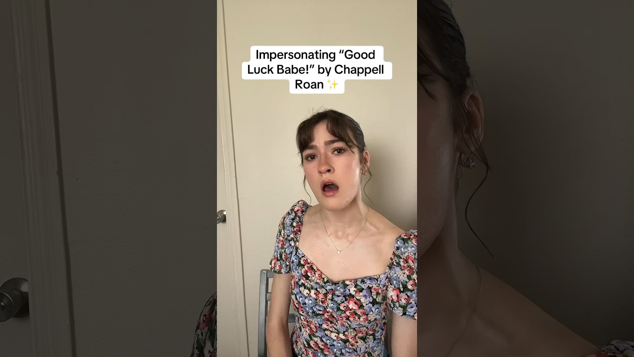 Impersonating “Good Luck Babe!” by Chappell Roan ✨