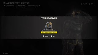 HELLDIVERS 2 DP-8 Mountain-Scaled Armor Acquired