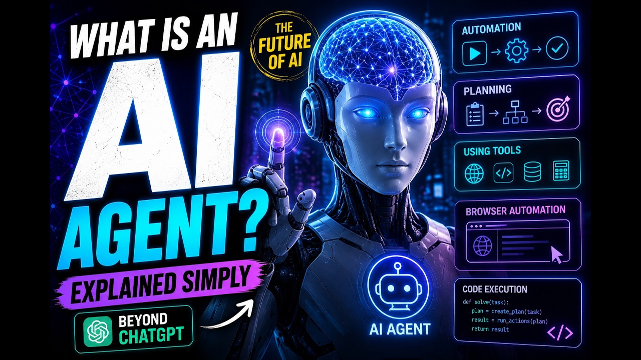 What Is an AI Agent? (Explained Simply)